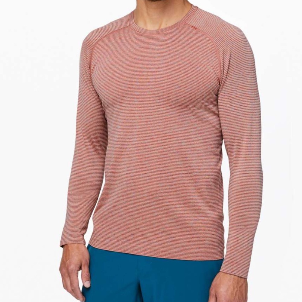 Lululemon Metal Vent Tech Long Sleeve
Cayenne / White / Blue / Lime SIZE LARGE